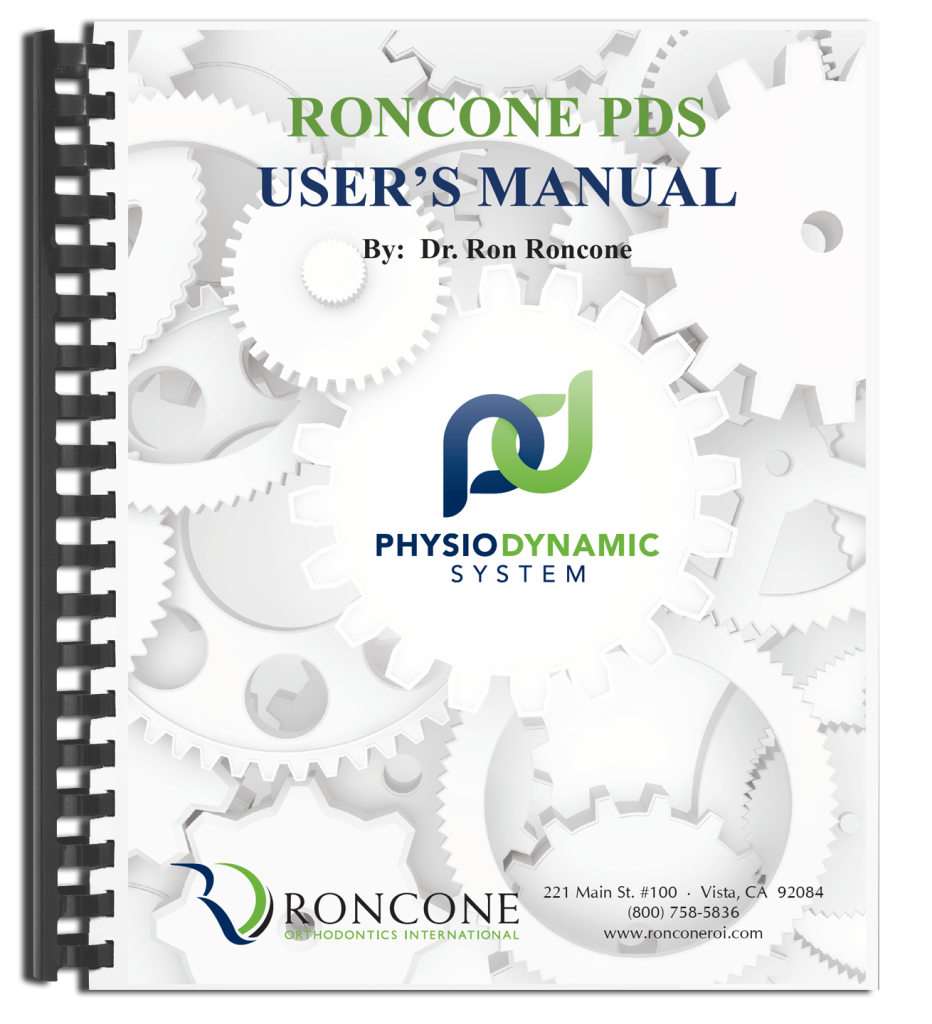 Pds R. Handbook PDS User’s Manual « Roncone Orthodontics International